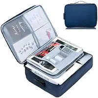 OEM Mallettes étanches avec 7 compartiments - Trois couches - Espace pour documents A4 - Tissu Oxford résistant - Mallettes de voyage