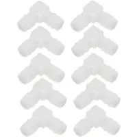 OEM Raccord en plastique à 90 degrés - Pièce de connexion - Raccord coudé - Double crochet - 10 pièces - Raccord pour tuyaux