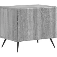 vidaXL : Meuble TV Sonoma, gris, en panneaux de particules