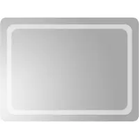 vidaXL Miroir de salle de bain LED , transparent, 80 x 60 cm, verre trempé