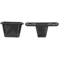 OEM Glissière pour porte coulissante ABS, compatible avec Fiat Scudo de 1995 à 2006, de couleur noire, kit de fixations latérales