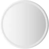 vidaXL Miroir de salle de bain LED, transparent, diamètre 70 cm, en verre trempé