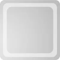 vidaXL Miroir de salle de bain LED , transparent, 40 x 40 cm, en verre trempé