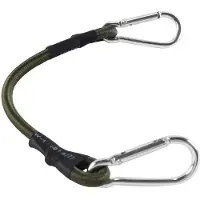 OEM Corde élastique de 8 mm - Résistance à la rupture élevée - Lot de 4 pièces - Idéale pour le camping et le transport de bagages - Longueur : 30 cm - Matériau élastique