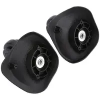 OEM Ensemble de 2 roues de valise en plastique - Remplacement - Bagages - Coque rigide - 10,8 x 10,3 cm - Roues pour bagages de voyage