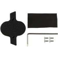 OEM Support pour casque de vélo - Anti-vibrations - Porte-vélos - Support pour vélo - Mécanisme de sécurité - Conception stable - 75 x 55 x 10 mm