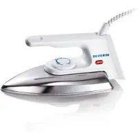 Severin Fer à repasser BA3211, Semelle aluminium brossé, Thermostat réglable, 1200W, Ultra-léger 600g, Blanc