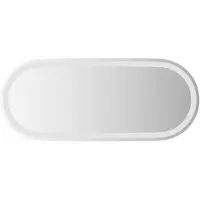 vidaXL Miroir de salle de bain LED , transparent, 90 x 40 cm, en verre trempé
