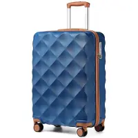 OEM Valise de voyage légère - 20 pouces - Fermeture de sécurité TSA - 4 roues - 54x36,5x21,5 cm - Design moderne