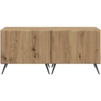 vidaXL Meuble TV en bois imitation chêne artisanal