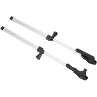 OEM Support télescopique en aluminium pour fenêtre de camping-car/bateau, avec ouverture automatique, lot de 3, longueur maximale de 435 mm, résistant à la corrosion.