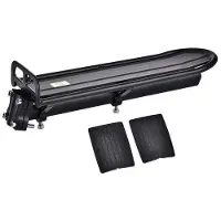 OEM Porte-vélos en aluminium avec tige de selle réglable - Charge maximale : 10 kg - Plate-forme arrière antidérapante - Léger : 684 g - Dimensions : 33,3 x 11,7 cm