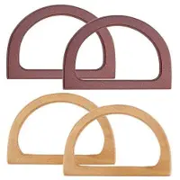 OEM Lot de 4 éventails en bois - Kit de fabrication d'éventails en bois - Matériaux naturels - 12x8,5 cm - Adapté pour les bagages de voyage