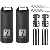OEM Sacoche de vélo en PVC de 7 litres, étanche, avec fermeture à rouleau. Sacoche de vélo, housse de protection pour vélo, idéal pour les activités de plein air. Housse en PVC pour vélo