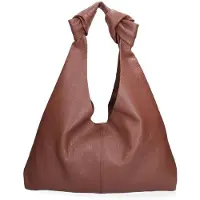 Viola Castellani Sac à Épaule Femme Cuir Véritable Dollaro Fabriqué en Italie Fermeture Magnétique Bianco UNICA 40x42x2 cm