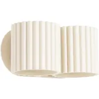 Sollux Applique AURA 2 beige G9 2xG9 8W aluminium 10x12x21cm Lighting