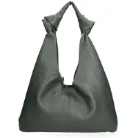 Viola Castellani Sac à Épaule Femme Cuir Véritable Dollaro Fabriqué en Italie Fermeture Magnétique Bianco UNICA 40x42x2 cm