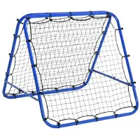 BellaFurn Filet de retourneur pour entraînement de football | Couleur : Bleu | Dimensions : 100 x 95 x 90 cm