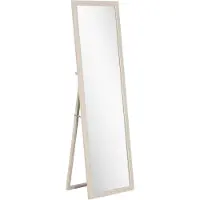 BellaFurn Miroir Passspiegel, 160 x 50 cm - Miroir rectangulaire | Couleur : Blanc | Dimensions : 50 x 4 x 160 cm