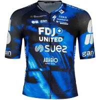 Gobik Teams Odyssey Fdj Suez Tdf 2026 Short Sleeve Jersey Bleu S
