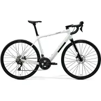 Merida Bikes Escultura 400 105 2025 Road Electric Bike Blanc M / 250Wh