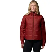 Columbia Sienna Hill Quilted Padded Jacket Rouge L Femme
