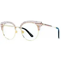 Gucci Gg0285o-003 52/19/150 Woman Glasses Doré Femme