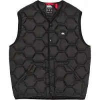 Quiksilver - Veste sans manches - Fuse Urban Gilet True Black en Nylon - Taille XL - Noir