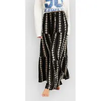 Roxy Sweetwater Crep Skirt Noir L Femme
