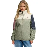 Superdry Colour Block Windbreaker Jacket Vert XL Femme
