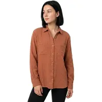Billabong Swell Long Sleeve Shirt Marron XL Femme