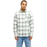 Quiksilver Motherfly Plaid Long Sleeve Shirt Vert L Homme