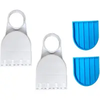 MaxPower Porte-gobelet de détergent à lessive, porte-gobelet à lessive, collecteur de bac d'égouttage, avec coussin bleu, paquet