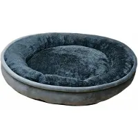 Nobby Lit de confort Donut Classic "LEIF" gris P x H : Ø 50 x 15 cm