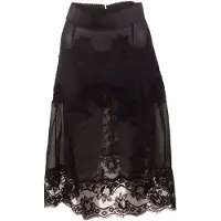 Dolce&Gabbana 747444 Long Skirt Noir 1 Femme