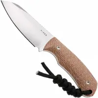 Kizer Cutlery Couteau Field Mouse 14C28N, Brown Norplex Ultrex, Satin