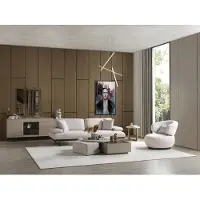 AEA Textil Wohnzimmer Set Sofa 3 Sitzer Sessel Beistelltisch Couchtisch Sofagarnitur