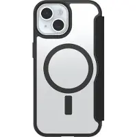 Otterbox React Folio MagSafe (Apple iPhone 13, Apple iPhone 14, Apple iPhone 15, Apple iPhone 16e, Apple iPhone 17e), Coque pour téléphone portable, Noir, Transparent