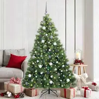 vidaXL Arbre de Noël artificiel design avec 300 LEDs Vert 180 cm PE et PVC 2025NEU4920125