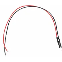 Gistuch 10 diodes électroluminescentes 12 V 3 mm, câblées, câble lumineux LED multicolore, 20 cm, 0,06 W (rouge)