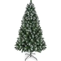 Markenlos , sapin de Noël, 1,80 m - avec des branches enneigées