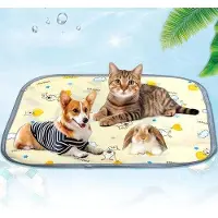 OEM Tapis rafraîchissant pour chien, 40 x 50 cm, lavable, de couleur jaune, pour une utilisation estivale - Taille S
