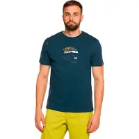 Trango T-shirt à manches courtes Trangoworld Moonlight, bleu, taille L, homme, bleu, taille L