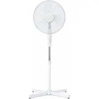 AGA Ventilateur sur pied 41 cm Blanc