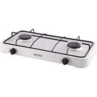 Brock Cuisinière à gaz BROCK GS 002 W à deux brûleurs G30 G31, blanche