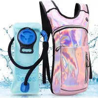 Famanu Sac à dos d'hydratation avec poche à eau de 2 litres - Idéal pour les activités de plein air