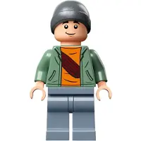 LEGO Minifigurine Ben - Veste vert sable - Jurassic World (jw121) - neuve