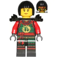 LEGO Minifigurine Samouraï X (Nya) - Accessoire, Cheveux – Ninjago (njo0271) – Neuf