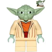 LEGO Minifigurine Yoda - Clone Wars, cheveux blancs – Star Wars (sw0685) – neuve