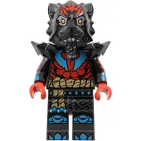 LEGO Minifigurine Lord Ras - Marquages rouges, armure d'épaule noire (njo0927) – neuf